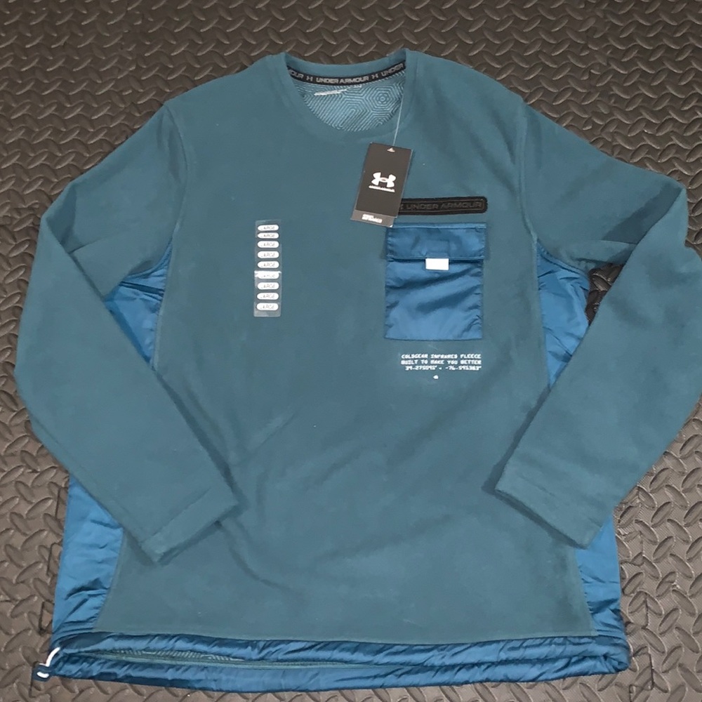 Under Armour Mens ColdGear Infrared Utility Crew Sweatshirt
